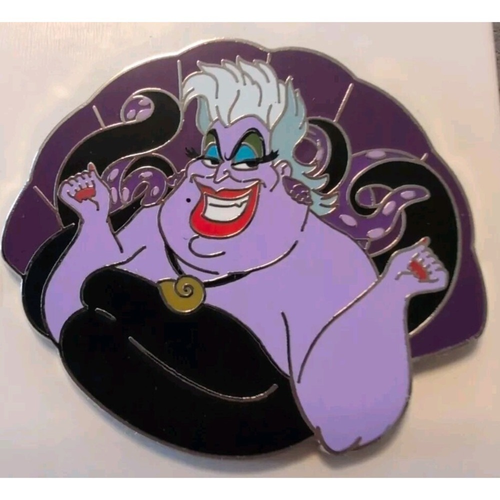 2024 Disney Parks The Little Mermaid Ursula Shell OE Pin